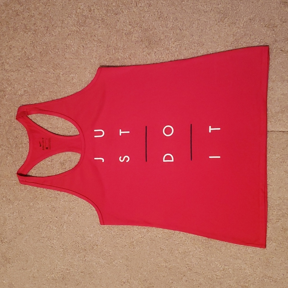 Nike Women's Red Graphic Tank